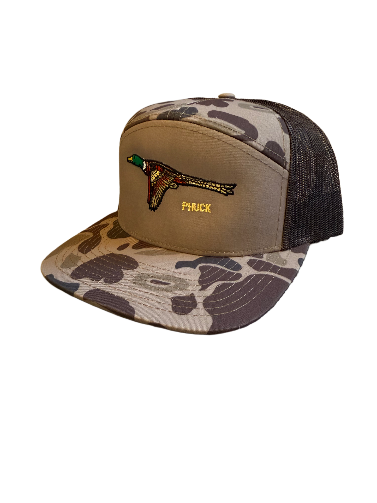 7 Panel Duck camo hat