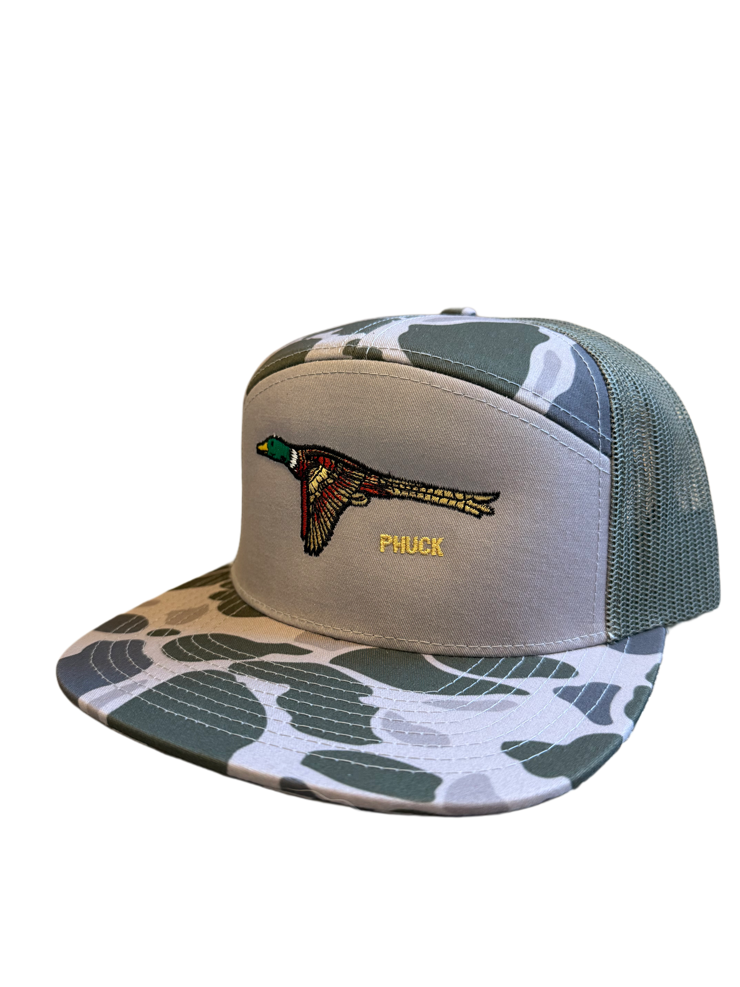 7 Panel Marsh Duck Camo Hat