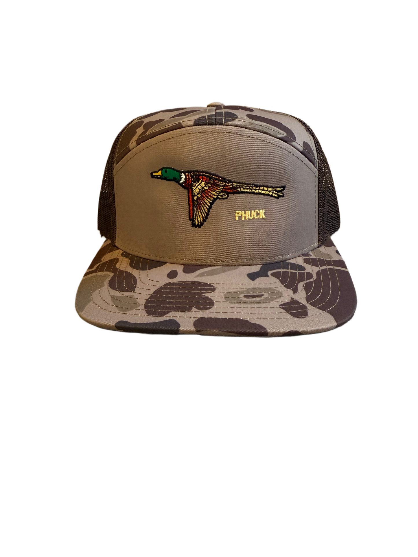 7 Panel Duck camo hat