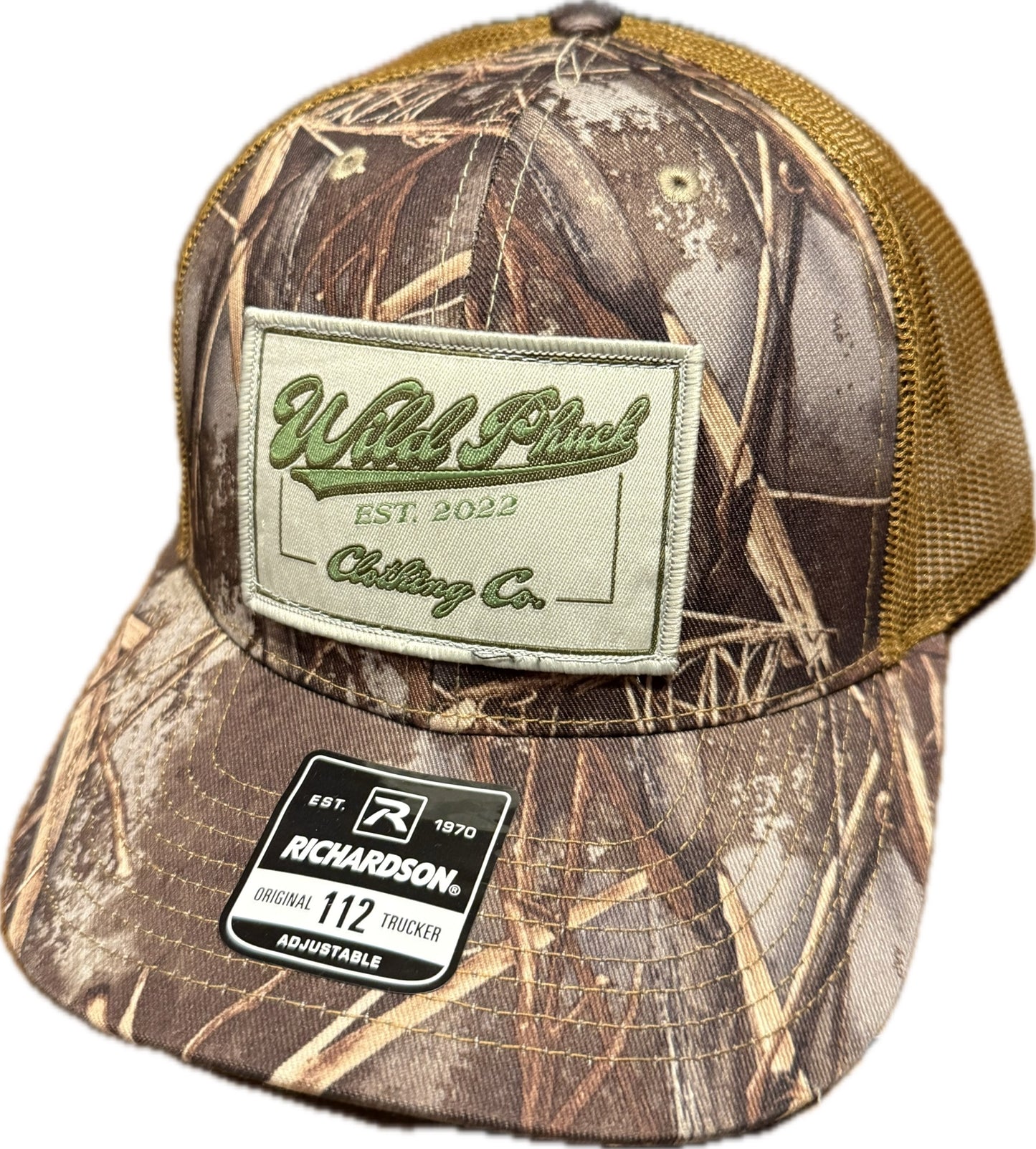 Camo patch hat