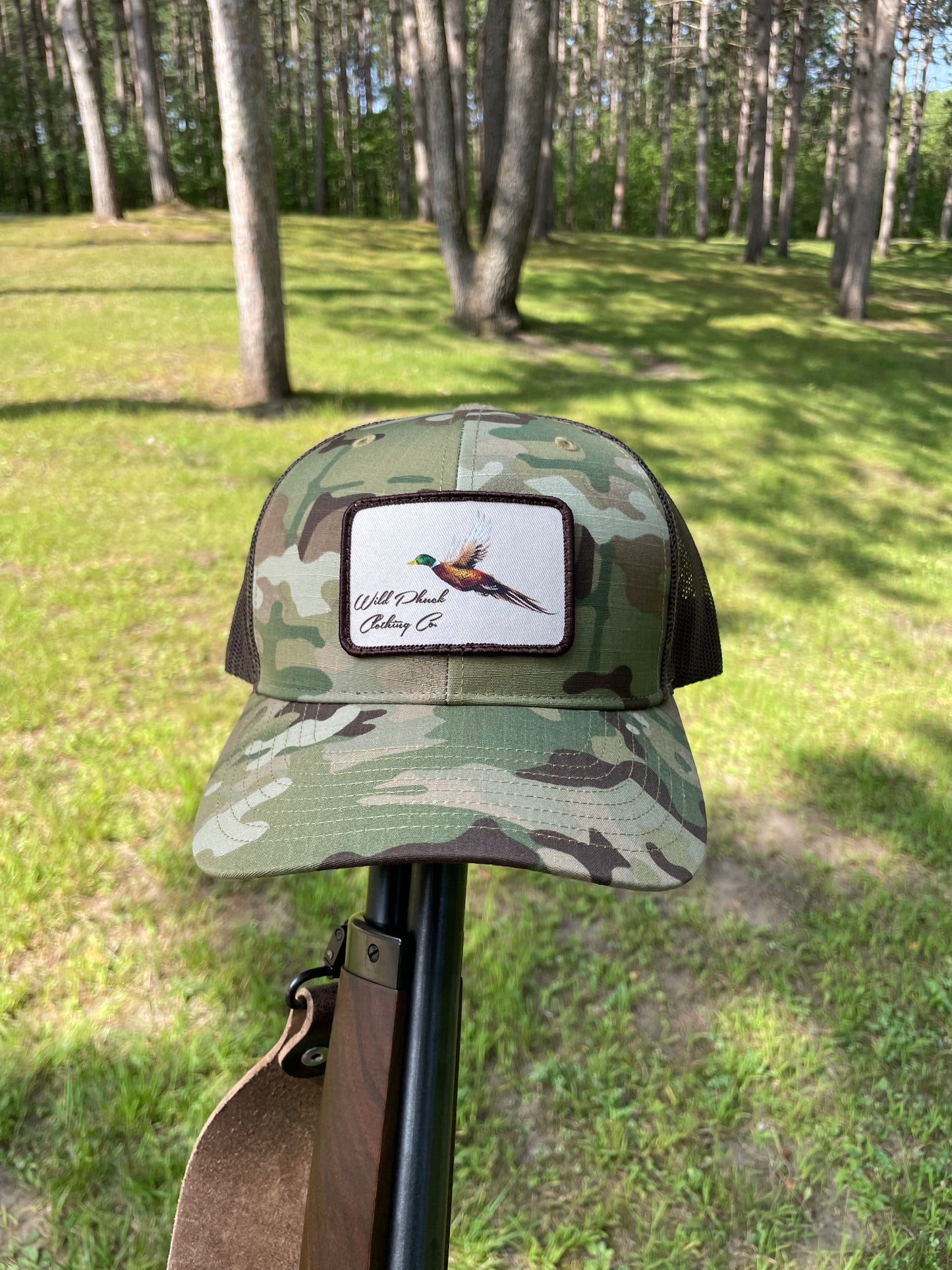 Rip Stop Camo Patch Hat