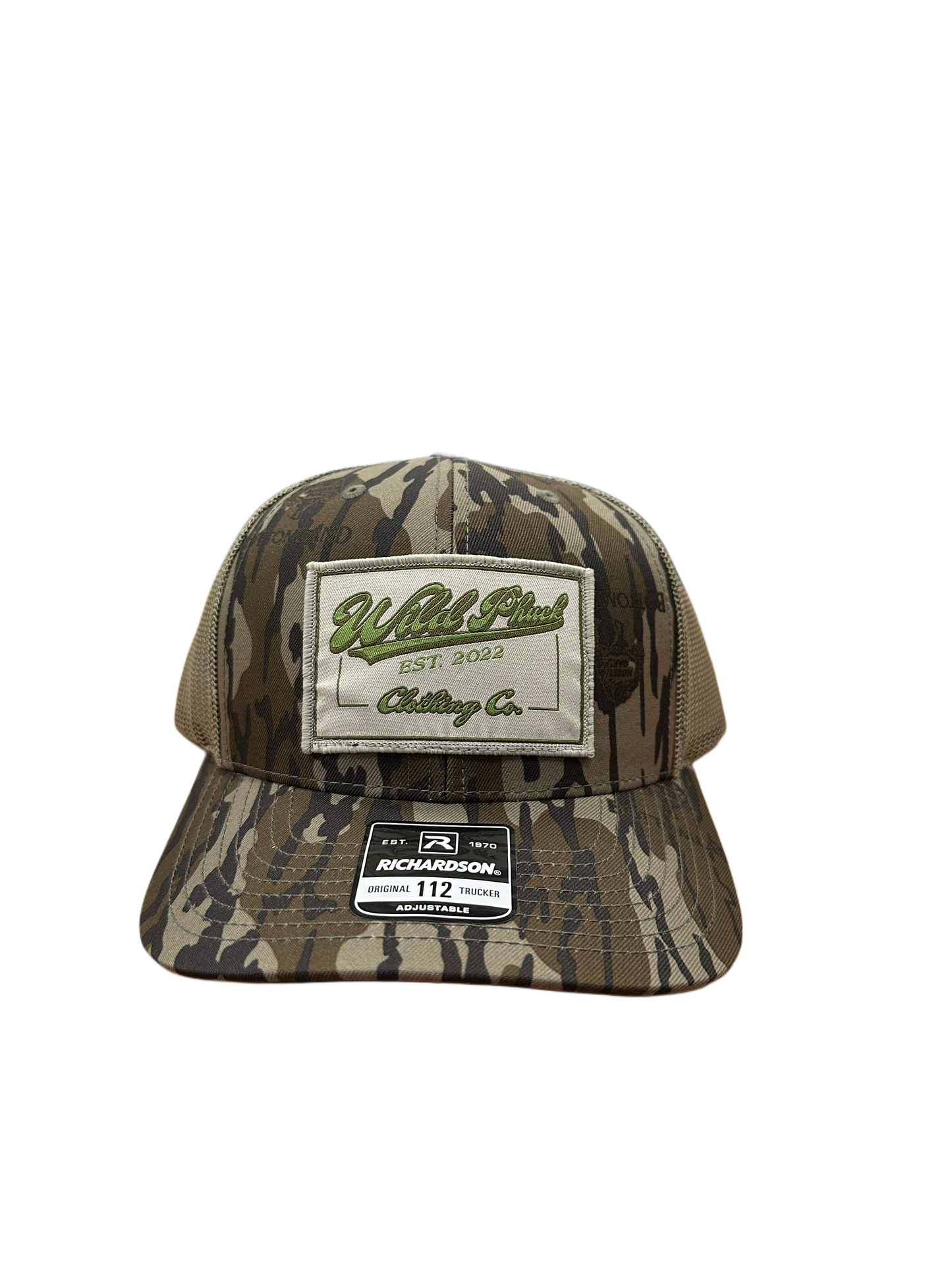 Camo patch hat