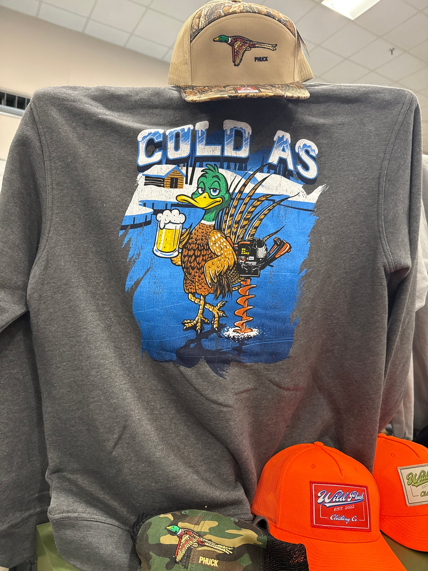 Cold As Phuck Ice Fishing hoodie