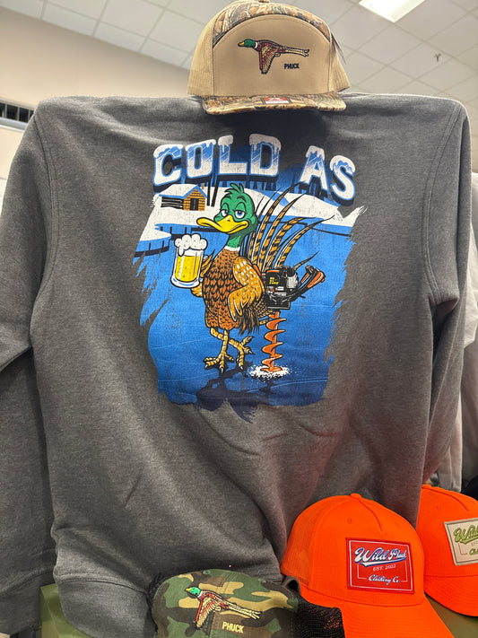 Cold As Phuck Ice Fishing hoodie