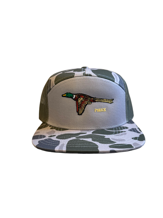 7 Panel Marsh Duck Camo Hat