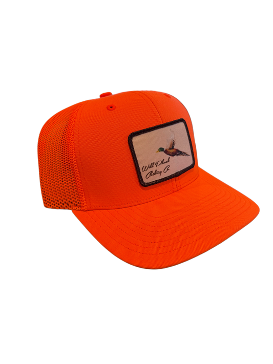 Blaze Orange 6 panel Phuck’n Hunting Hat